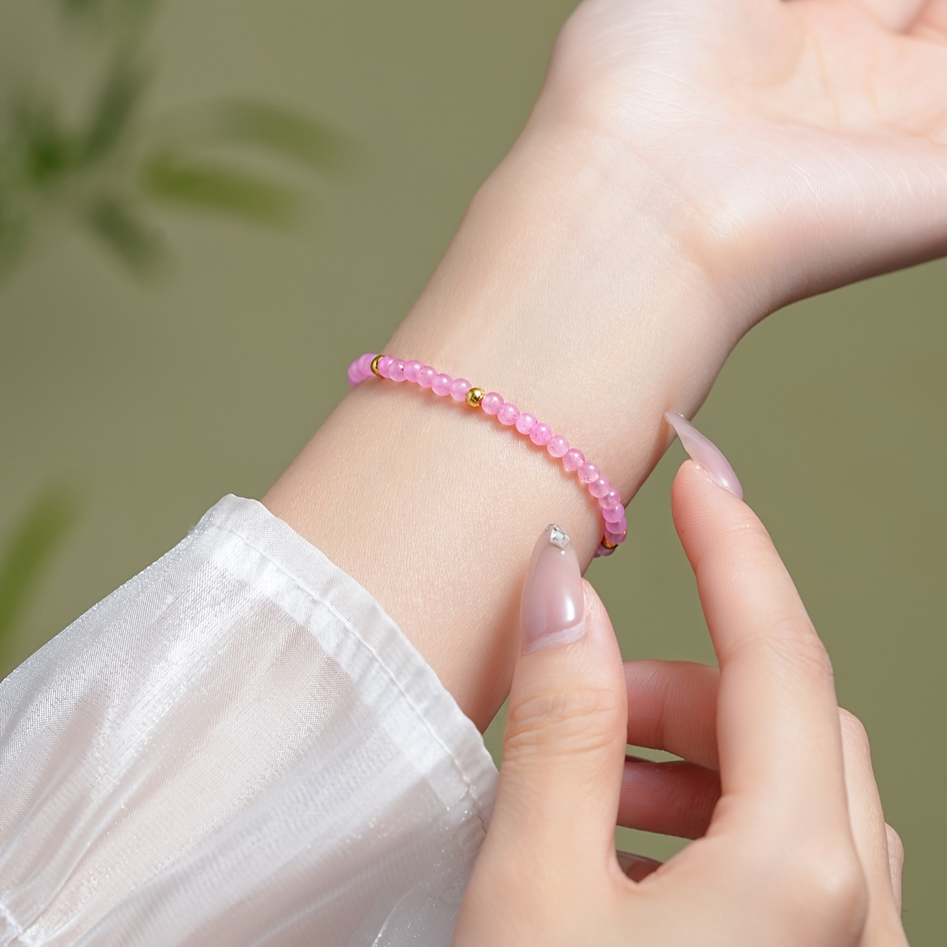 1pc Crystal Classic Beads Natural Stone Copper Beads Bracelet Women Daily Gift Party Banquet
1pc Crystal Classic Beads Natural Stone Copper Beads Bracelet Women Daily Gift Party Banquet