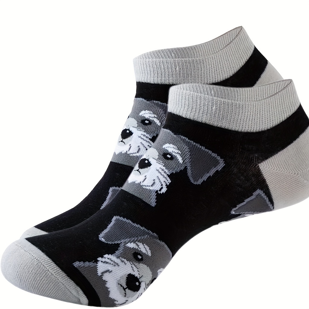 Breathable & Comfy Puppy Couple Socks - 1 Pair, Polyester , Fashionable Animal Pattern For Women
Breathable & Comfy Puppy Couple Socks - 1 Pair, Polyester , Fashionable Animal Pattern For Women