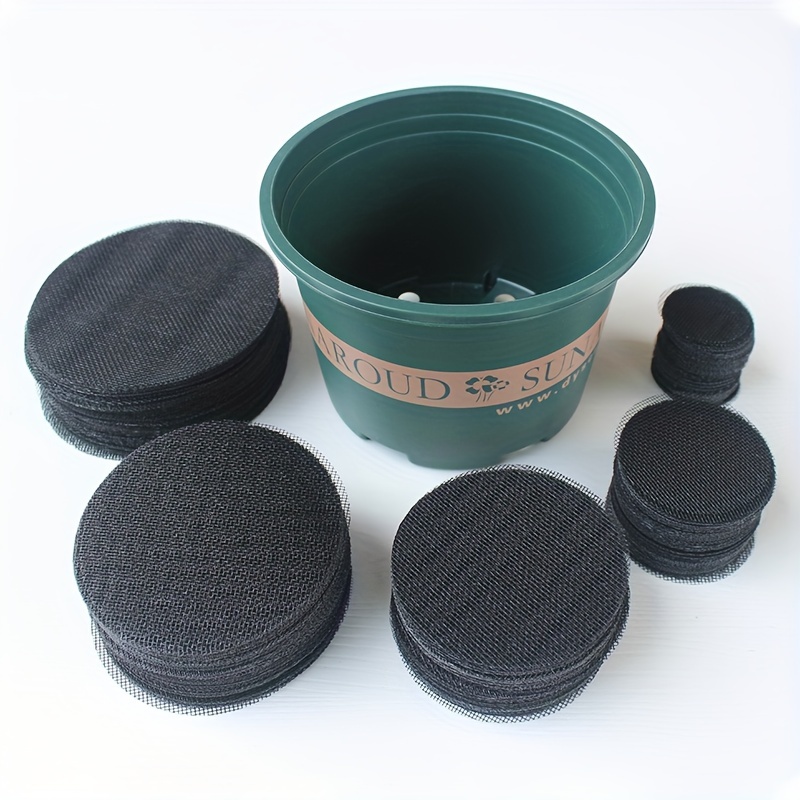 50pcs Round Drainage Mesh Pads For Flower Pots - Waterproof, Soil Loss Prevention, Ideal For Bonsai & Gardening
50pcs Round Drainage Mesh Pads For Flower Pots - Waterproof, Soil Loss Prevention, Ideal For Bonsai & Gardening