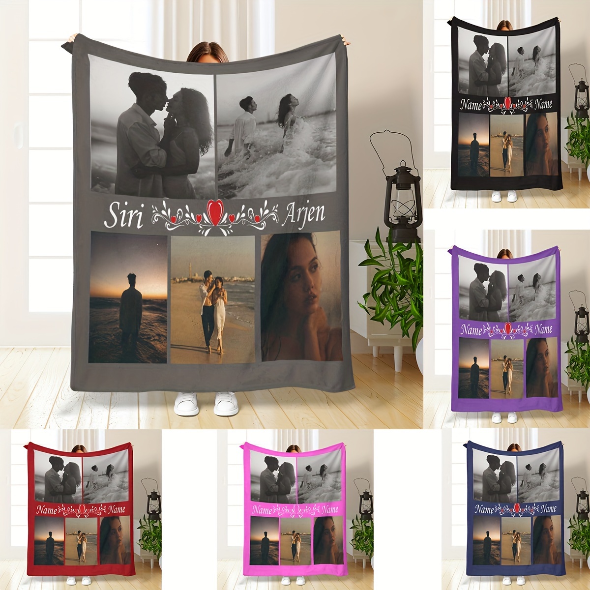 1pc Personalized Blanket , Fleece , , All- For , , 's, Multifunctional For , , Camping, , Sofa, Pet, - Polyester Knitted Bedding Decor
1pc Personalized Blanket , Fleece , , All- For , , 's, Multifunctional For , , Camping, , Sofa, Pet, - Polyester Knitted Bedding Decor
