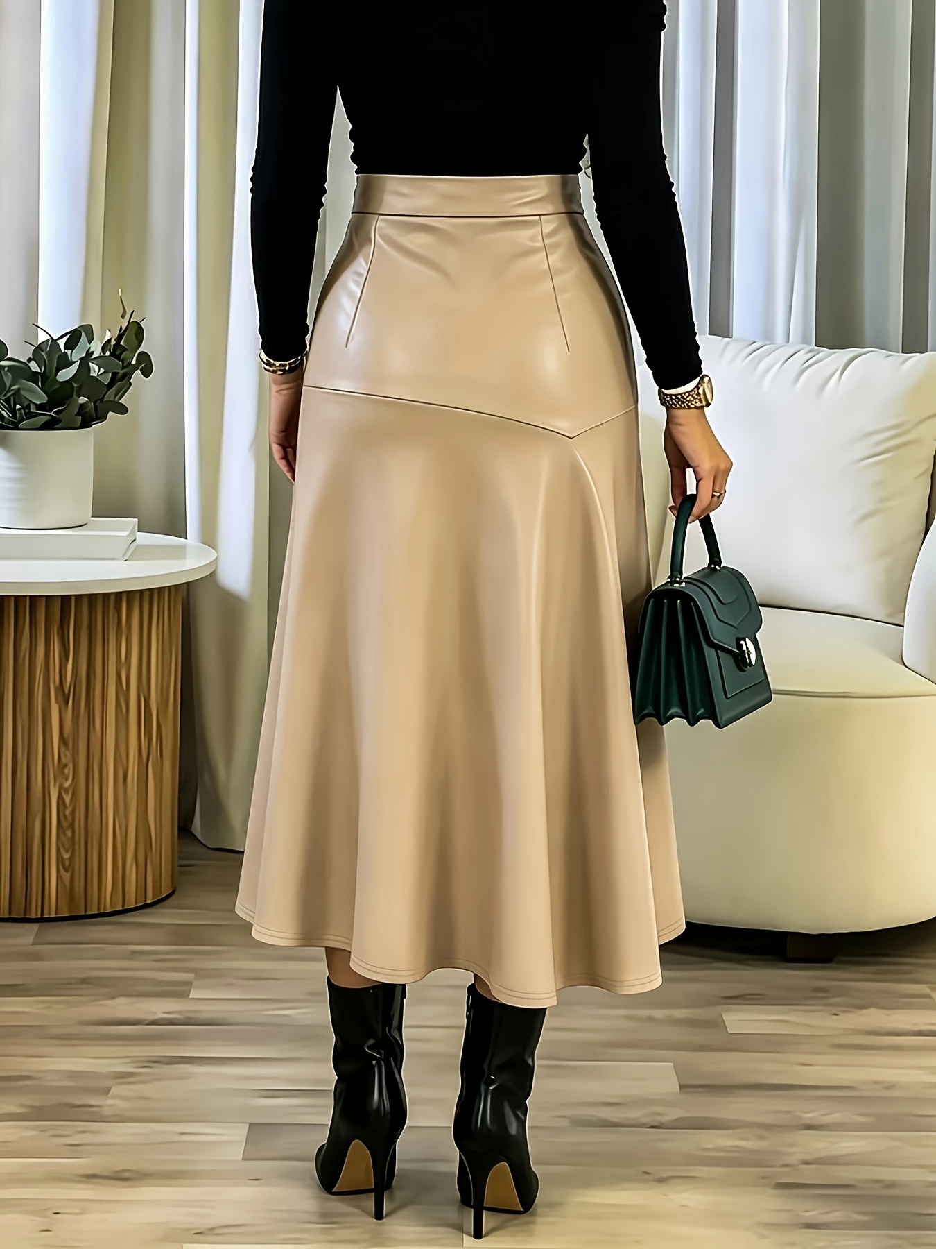 939c5268 7a4f 4e51 b188 183501d18194 Women's Skirt, European and American Style, New Fashion, Solid Color, Elegant and Temperamental, Professional Commuting, Summer Classic, Versatile and Trendy Women's Dress