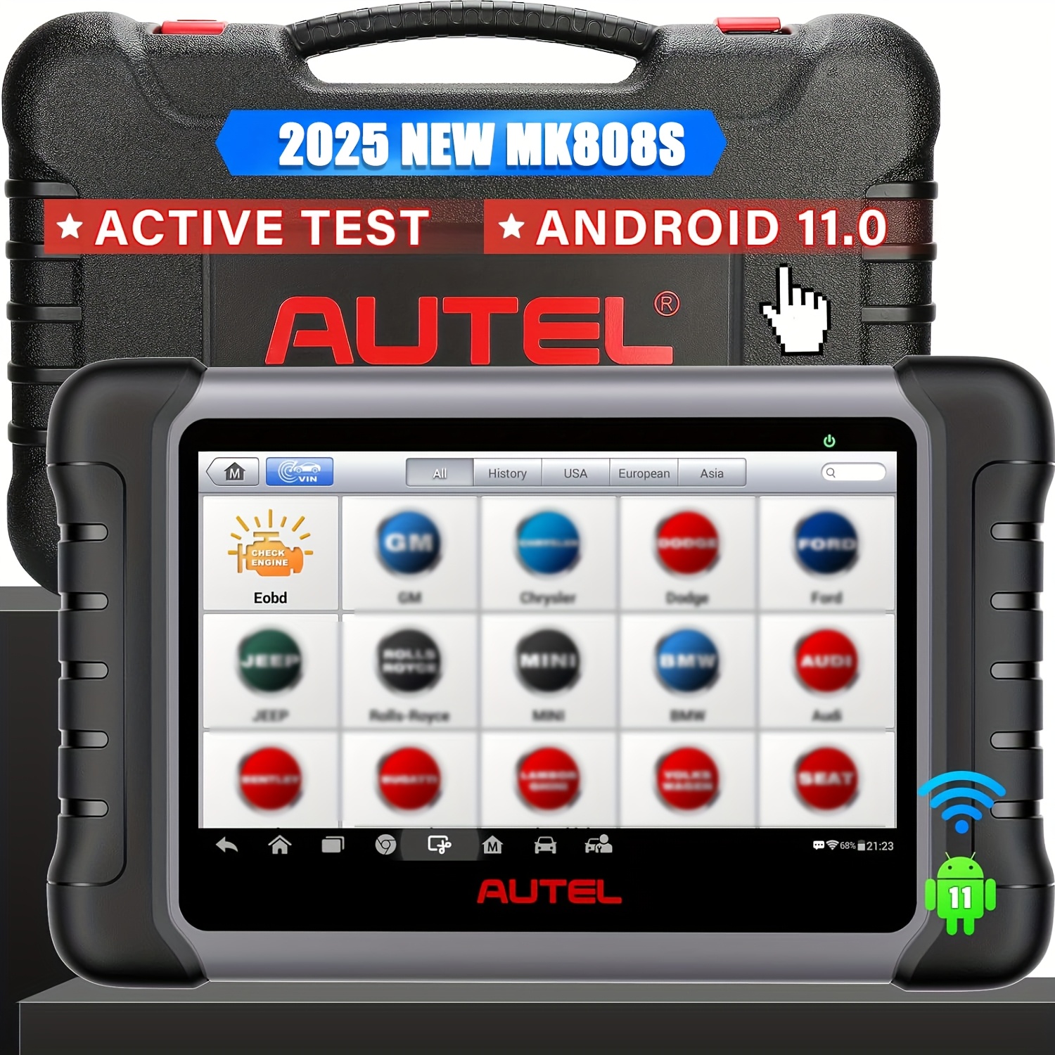Autel Scanner Mk808s: Bidirectional Tool As Mk808bt Pro Function As Mx900, 28, , Diagnose, Injector Coding
Autel Scanner Mk808s: Bidirectional Tool As Mk808bt Pro Function As Mx900, 28, , Diagnose, Injector Coding