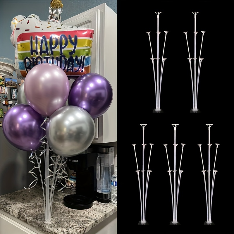 5/10sets Table Balloon Stands, Transparent Balloon Holder Rack For Birthday Party Weddings Decoration, Festival Balloon Decorations Supplies
5/10sets Table Balloon Stands, Transparent Balloon Holder Rack For Birthday Party Weddings Decoration, Festival Balloon Decorations Supplies