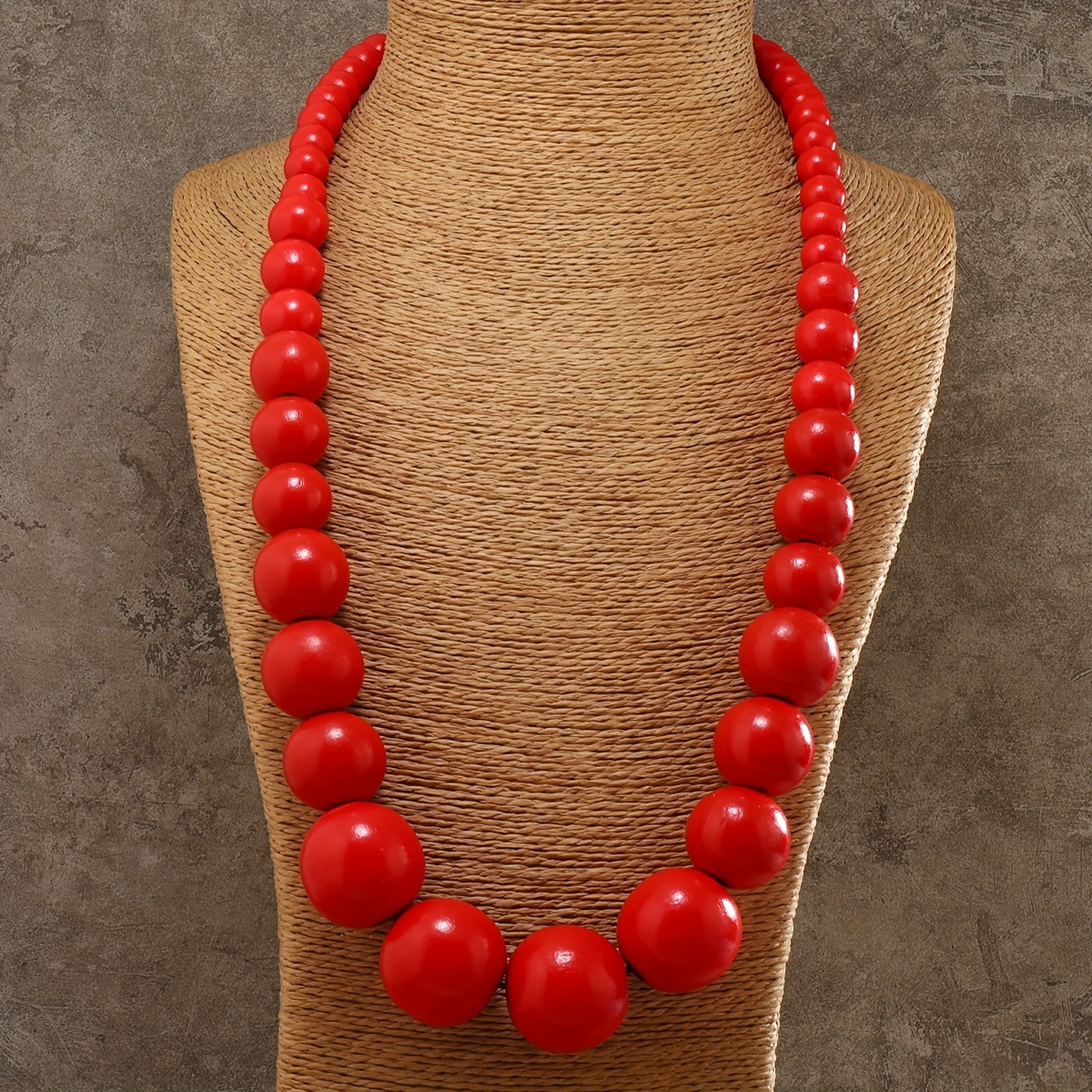 1pc Bohemian Vintage Style Handcrafted Wooden Bead Necklace, Classic Fashion Accessory For Daily And Gift , Jewelry
1pc Bohemian Vintage Style Handcrafted Wooden Bead Necklace, Classic Fashion Accessory For Daily And Gift , Jewelry
