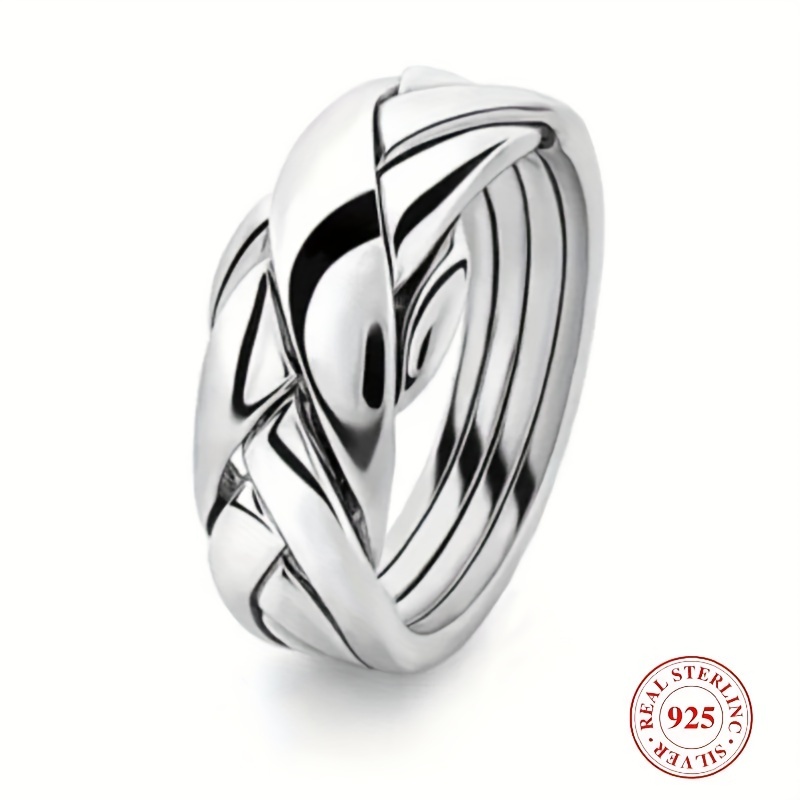 Elegant Simple 925 Sterling Silver Engagement Ring For Women - , Silver Plated, Wedding, Party, Valentine's Day Gift, All -compatible
Elegant Simple 925 Sterling Silver Engagement Ring For Women - , Silver Plated, Wedding, Party, Valentine's Day Gift, All -compatible