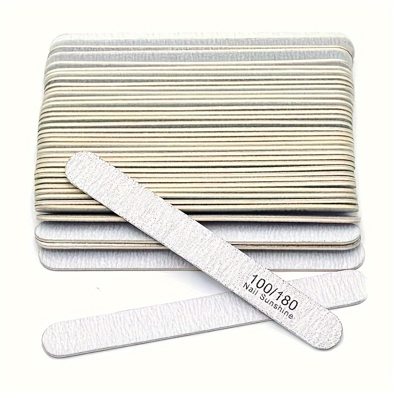 50-piece Professional Nail File Set - Dual-sided 100/180 Grit For Manicure & Nail Art - Ideal For Smoothing & Shaping
50-piece Professional Nail File Set - Dual-sided 100/180 Grit For Manicure & Nail Art - Ideal For Smoothing & Shaping