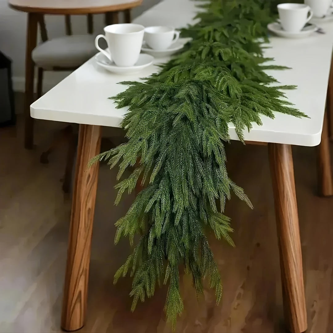 1pc 106" Real Touch Pine Garland - Cozy Holiday Decor, Artificial Greenery For Indoor & Outdoor Use, Fireplace , Window , And Wall Accents, , Best For Christmas
1pc 106" Real Touch Pine Garland - Cozy Holiday Decor, Artificial Greenery For Indoor & Outdoor Use, Fireplace , Window , And Wall Accents, , Best For Christmas