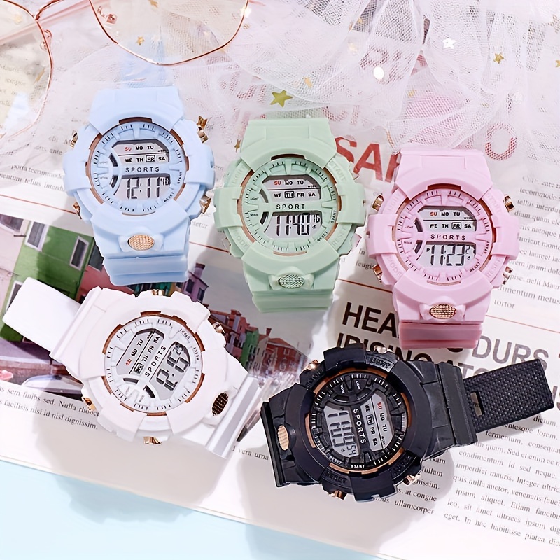 Sports Electronic Watches Luminous Waterproof Fashion Silicone Digital Wrist Watch For Women Female
Sports Electronic Watches Luminous Waterproof Fashion Silicone Digital Wrist Watch For Women Female