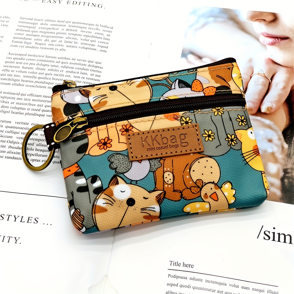 Print Wallet Zipper Purse Cartoon Small Coin Purse Lightweight Storage Bag Holder For Student Women
Print Wallet Zipper Purse Cartoon Small Coin Purse Lightweight Storage Bag Holder For Student Women