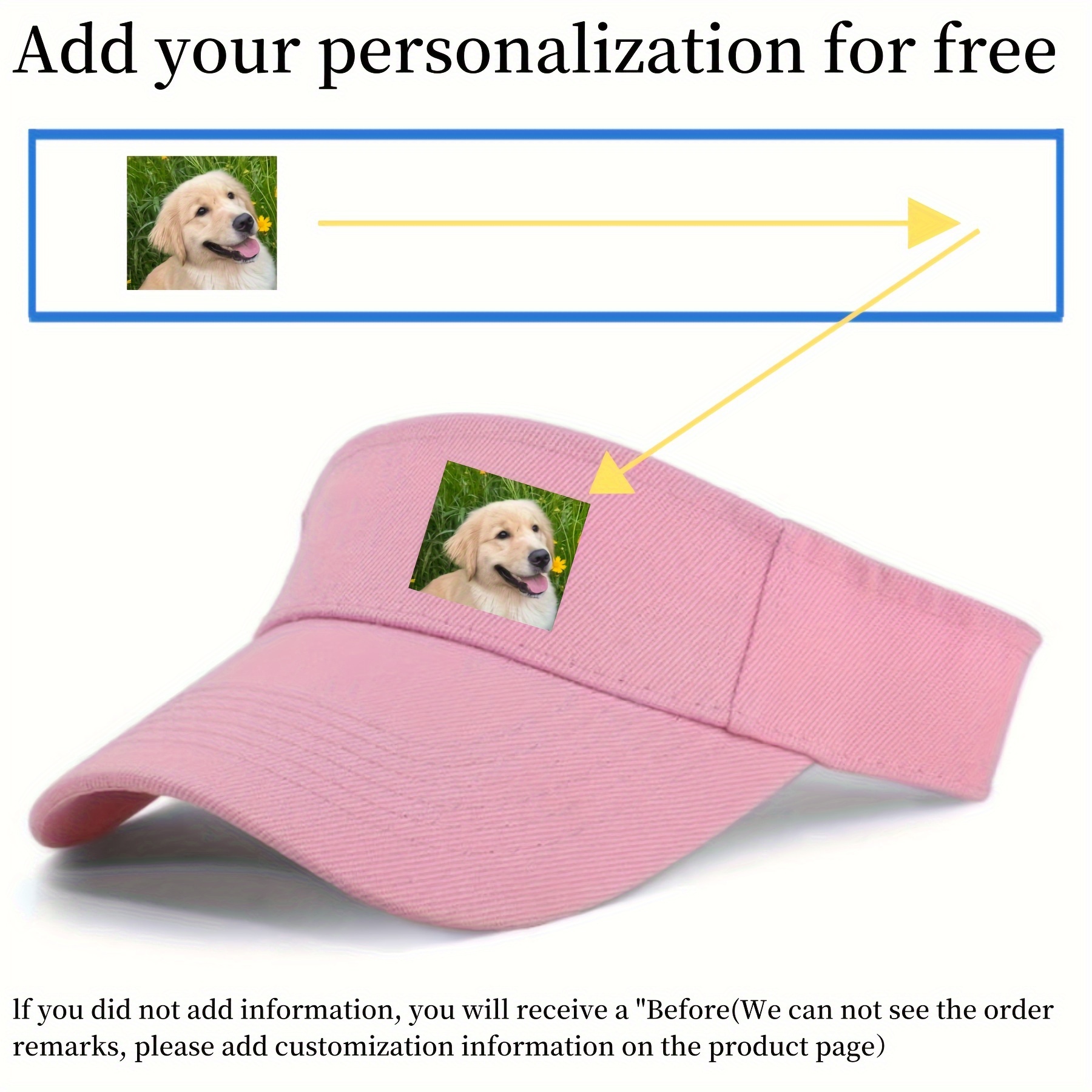 Customizable Print & Logo - Unisex Adjustable Visor Cap - Outdoor Activities - Men' Accessory - Polyester Baseball Cap
Customizable Print & Logo - Unisex Adjustable Visor Cap - Outdoor Activities - Men' Accessory - Polyester Baseball Cap