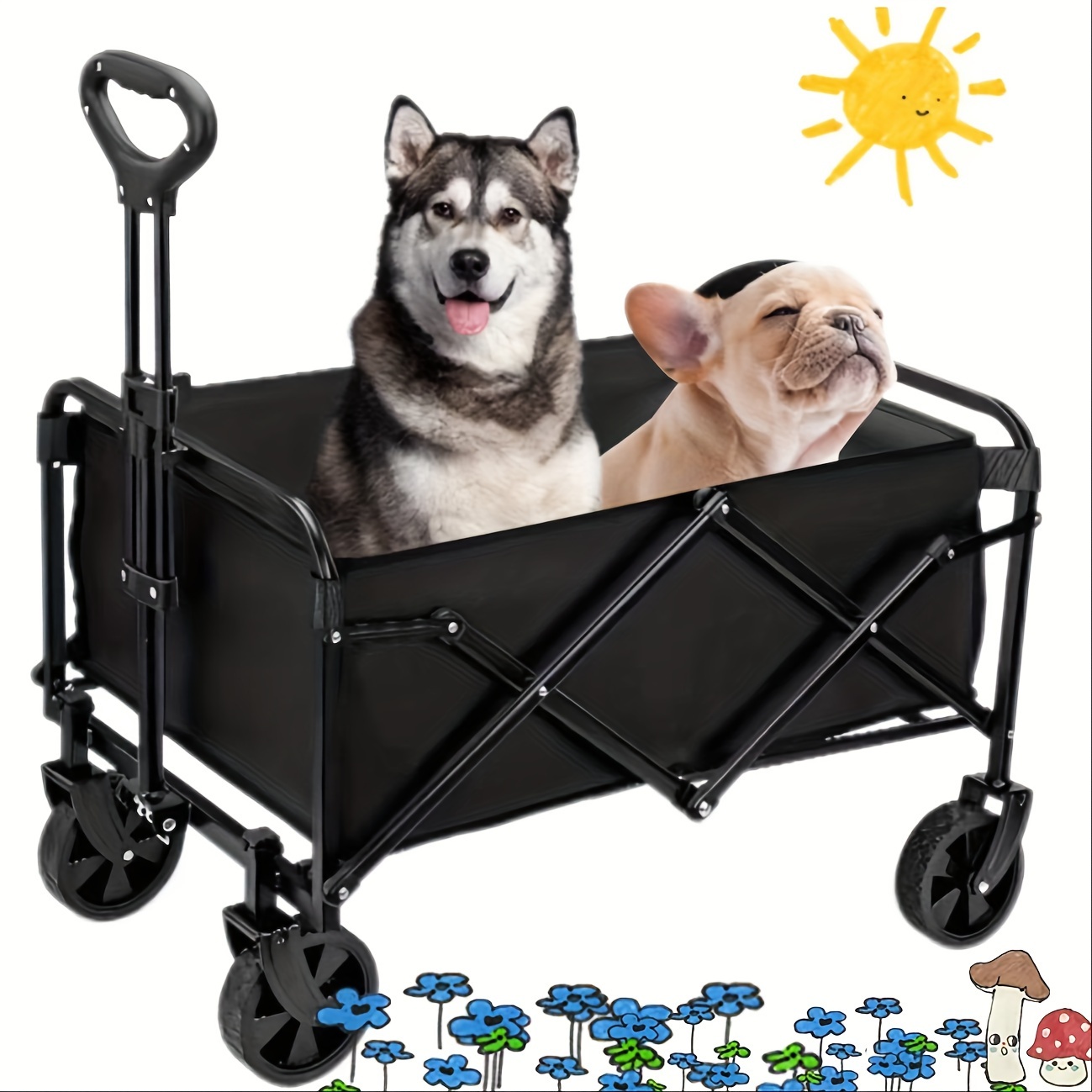 Travel-friendly Cat Stroller - Lightweight And Portable Pushcart, Perfect For Cats And Small Dogs
Travel-friendly Cat Stroller - Lightweight And Portable Pushcart, Perfect For Cats And Small Dogs
