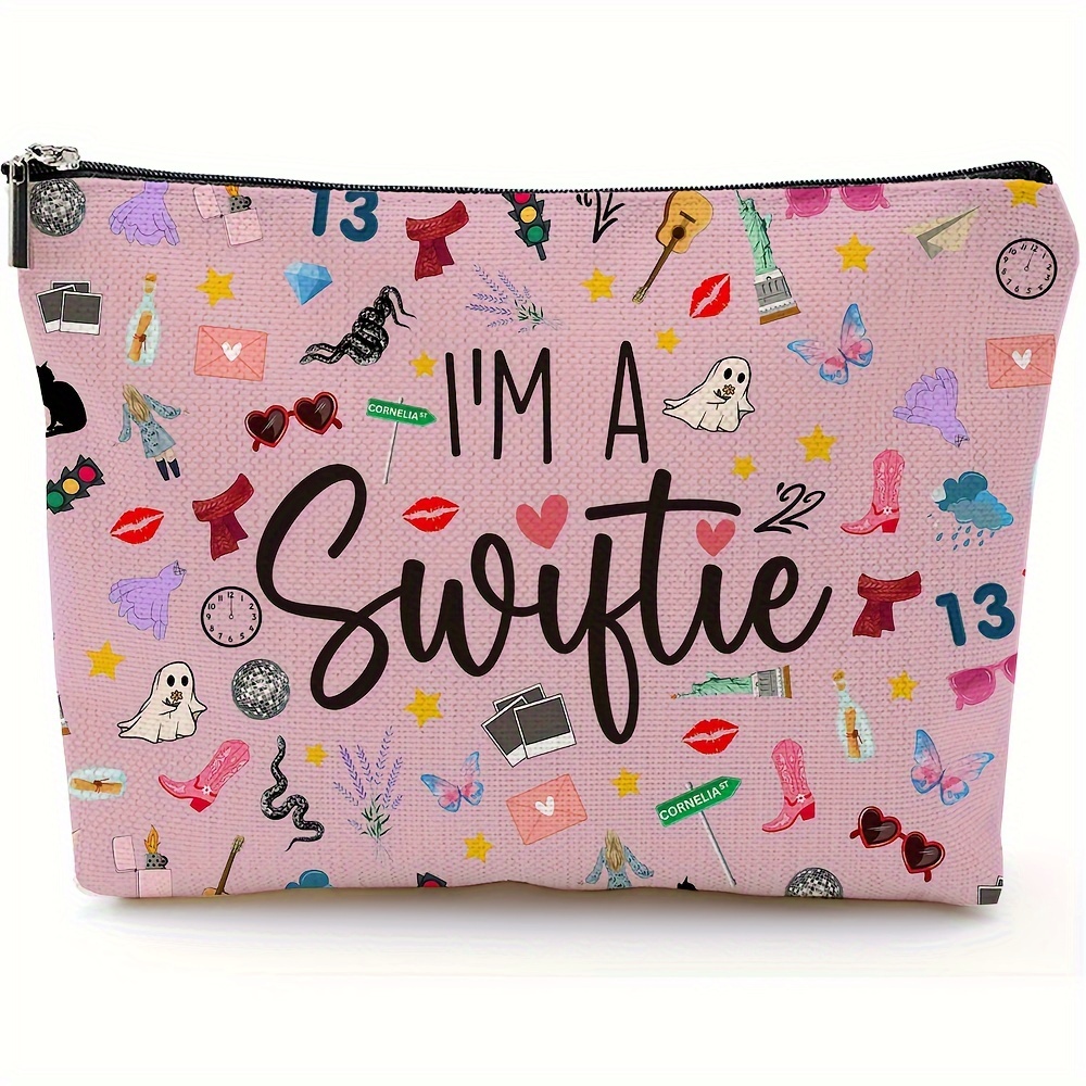 Music Fan Cosmetic Pouch, Pink Makeup Bag, Fun Gift, Durable Travel Accessory Organizer
Music Fan Cosmetic Pouch, Pink Makeup Bag, Fun Gift, Durable Travel Accessory Organizer