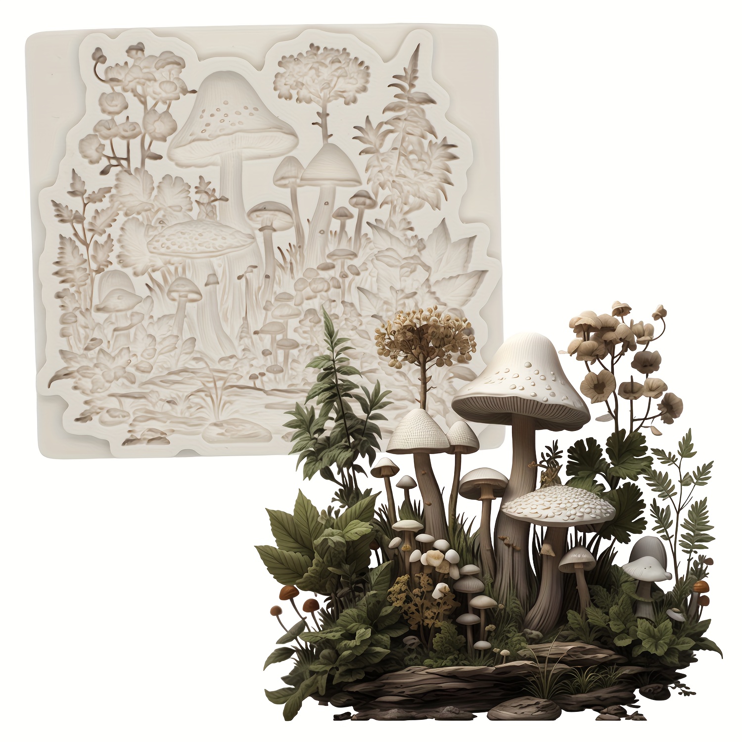 Mushroom Silicone Mold - For Cake Decorating, Chocolate, Fondant, Soap & Resin Crafts | Uv-resistant, Design Halloween, Christmas, Valentine's, Thanksgiving, Mushroom Decor
Mushroom Silicone Mold - For Cake Decorating, Chocolate, Fondant, Soap & Resin Crafts | Uv-resistant, Design Halloween, Christmas, Valentine's, Thanksgiving, Mushroom Decor