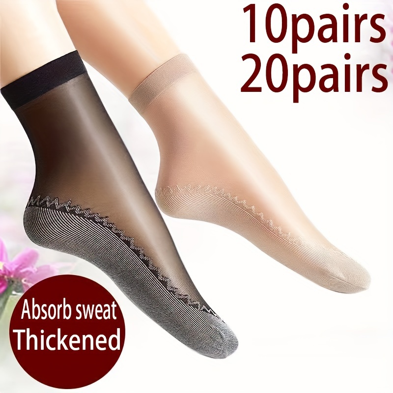 10/20 Pairs Solid Crew Socks, Comfy & Breathable Anti-hook Mid Tube Socks, Women's Stockings & Hosiery
10/20 Pairs Solid Crew Socks, Comfy & Breathable Anti-hook Mid Tube Socks, Women's Stockings & Hosiery