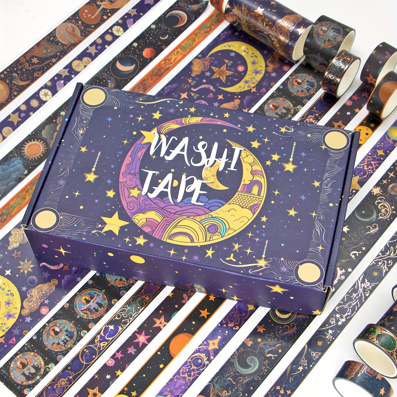 29 Rolls Set Washi Tape, Magic Themed Decorative Paper Tapes For Journaling, Scrapbooking Supplies, Planners, Diy Crafts, Gift Wrapping
29 Rolls Set Washi Tape, Magic Themed Decorative Paper Tapes For Journaling, Scrapbooking Supplies, Planners, Diy Crafts, Gift Wrapping