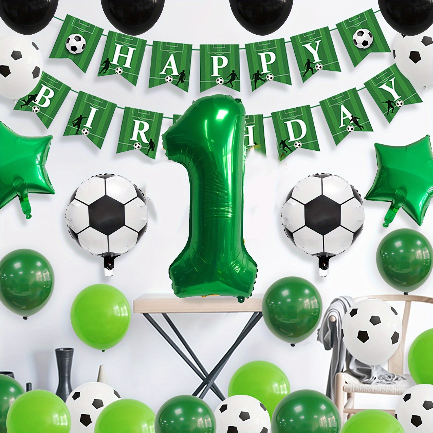 23pcs Soccer Theme Birthday Party Decorations Set, 32-inch Balloons 0-9, Aluminum Film Balloon Kit For Anniversary Celebration, Arrangement, No Electricity Needed
23pcs Soccer Theme Birthday Party Decorations Set, 32-inch Balloons 0-9, Aluminum Film Balloon Kit For Anniversary Celebration, Arrangement, No Electricity Needed