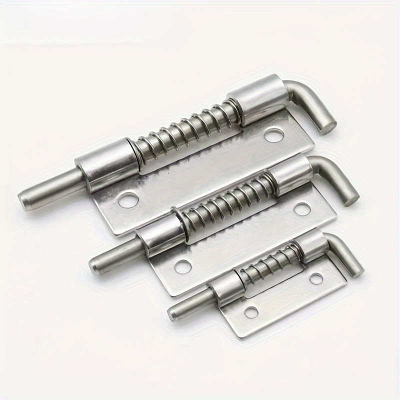 1pc 304 Stainless Steel Automatic Spring Plunger, Plunger Type Door , Sliding Lock Barrel Bolt Distribution Box, Cabinet Accessories, Window Bolt, Using Plunger
1pc 304 Stainless Steel Automatic Spring Plunger, Plunger Type Door , Sliding Lock Barrel Bolt Distribution Box, Cabinet Accessories, Window Bolt, Using Plunger