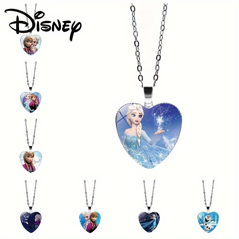 1pc Disney Cartoon Princess Love Heart Pendant Necklace, Lovely Elegant Female Versatile Snow White Mermaid Necklace Personality Sweater Chain Jewelry Decoration
1pc Disney Cartoon Princess Love Heart Pendant Necklace, Lovely Elegant Female Versatile Snow White Mermaid Necklace Personality Sweater Chain Jewelry Decoration