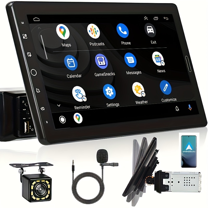 10.1 Inch Adjustable Removable Touch Screen Car Stereo Single Din With Android Auto Car Radio Fm Car Audio Receiver Support Tf Aux Usb Swc Dvr
10.1 Inch Adjustable Removable Touch Screen Car Stereo Single Din With Android Auto Car Radio Fm Car Audio Receiver Support Tf Aux Usb Swc Dvr