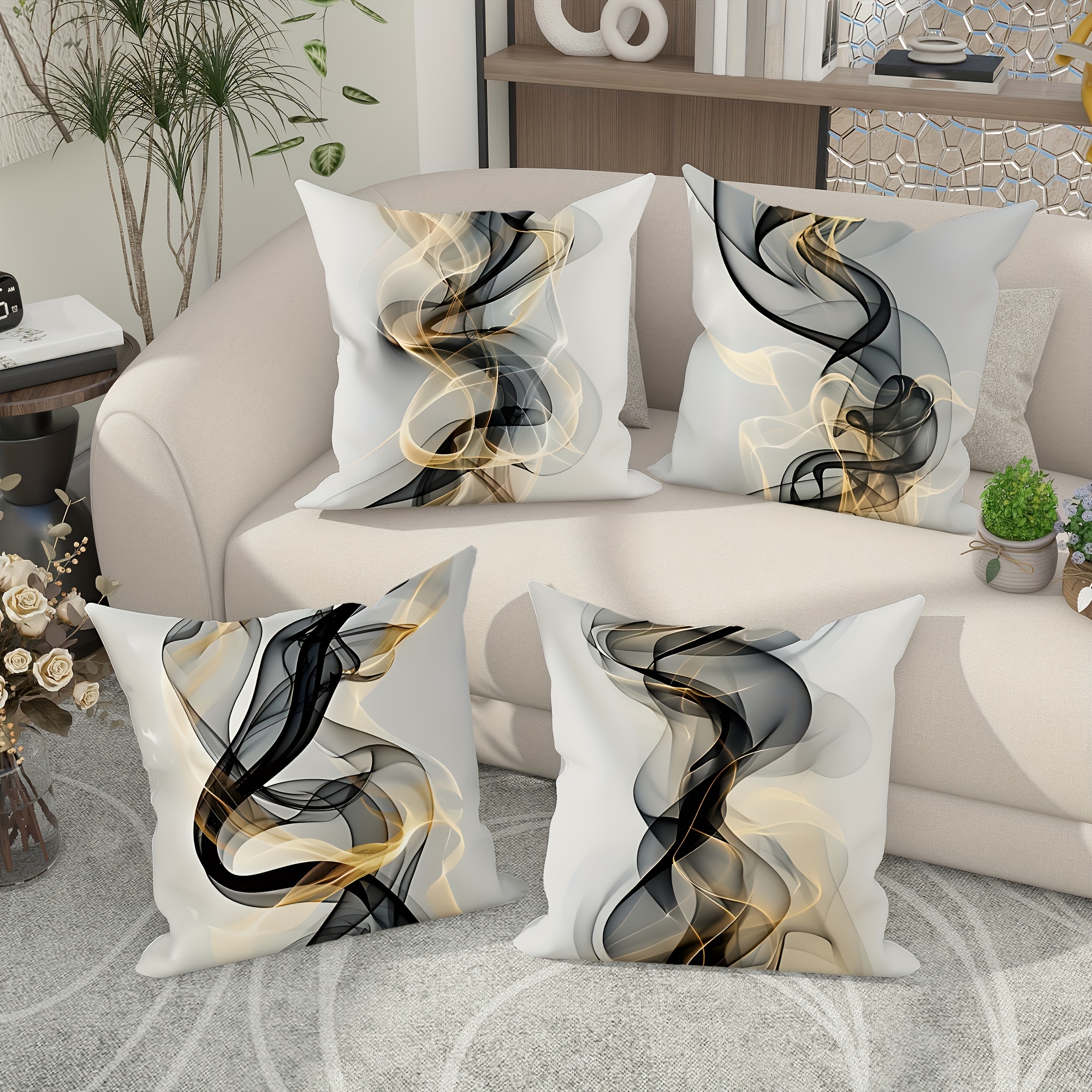 4pcs Set , & , 18x18 - For , , Sofa Decor | - Polyester Zip
4pcs Set , & , 18x18 - For , , Sofa Decor | - Polyester Zip