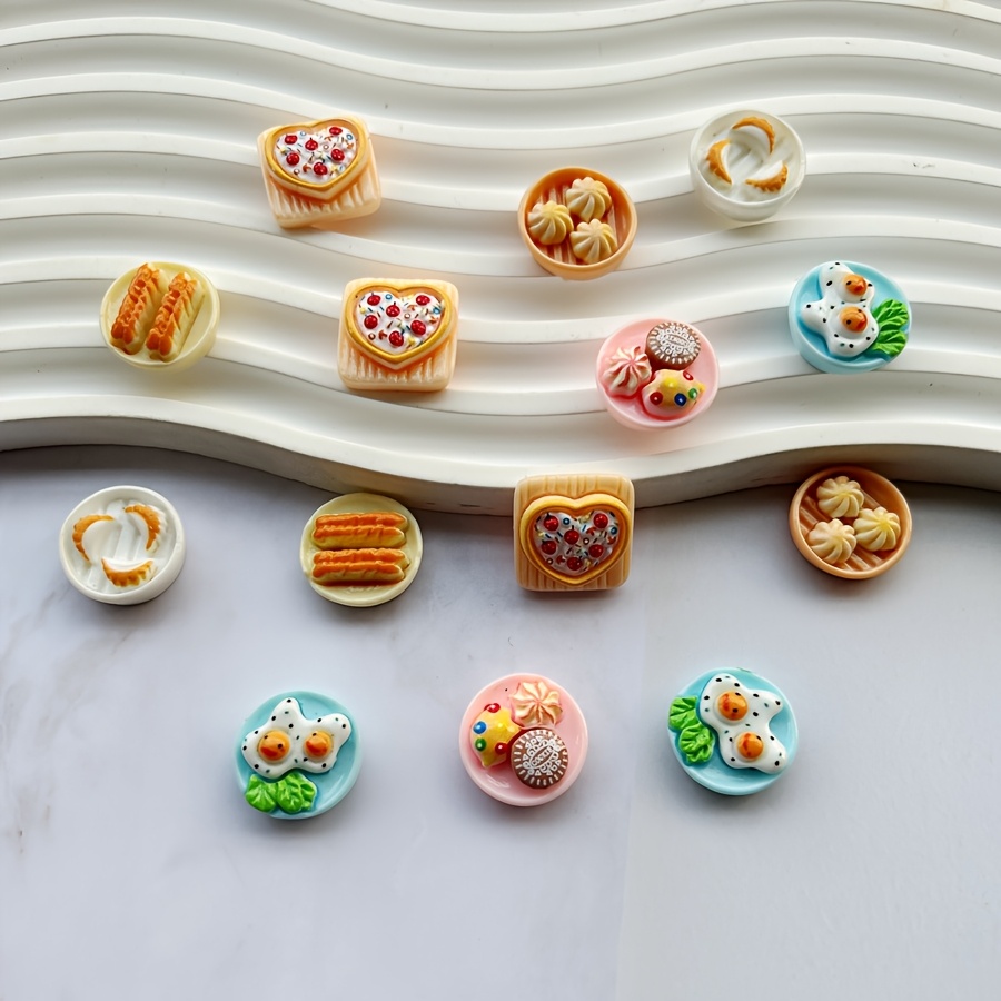 12pcs Miniature Charms, Resin Food-themed Pendants For Making, Keychain Accessories, And Desktop Decorations, Charms For Jewelry Making
12pcs Miniature Charms, Resin Food-themed Pendants For Making, Keychain Accessories, And Desktop Decorations, Charms For Jewelry Making