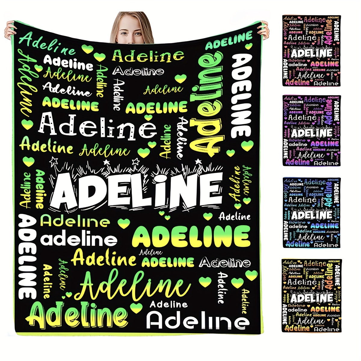 Customizable Flannel Blanket With Gradient Heart & Personalized Name - Soft, Warm, And , Camping, Travel | Ideal Gift , Family, And
Customizable Flannel Blanket With Gradient Heart & Personalized Name - Soft, Warm, And , Camping, Travel | Ideal Gift , Family, And