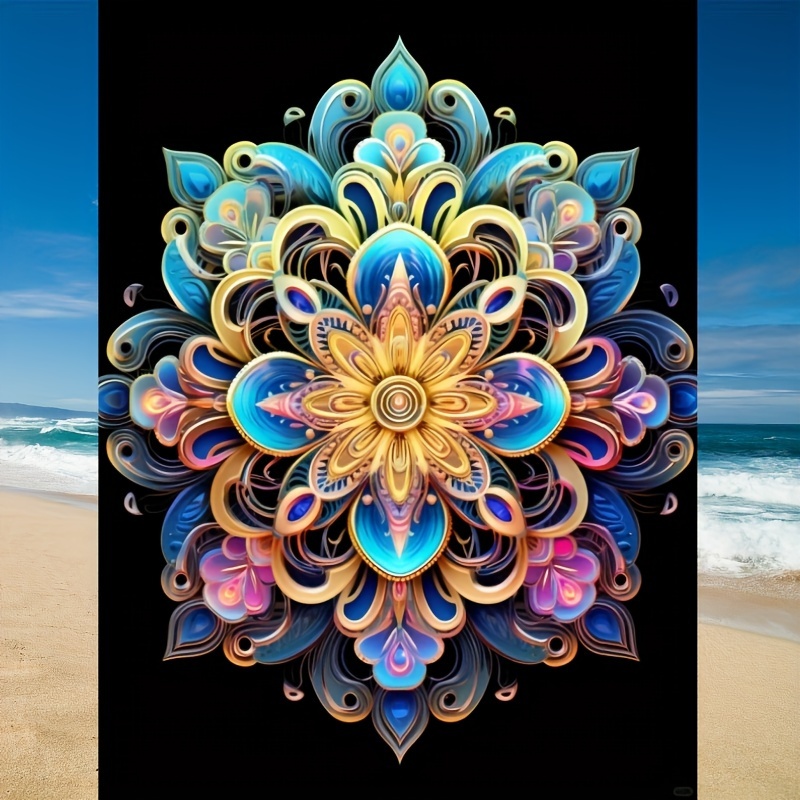 1pc Mandala Pattern Diamond Art Painting, Full Round Diamond Art, Decorative Wall Art Hanging Painting Home Decoration Valentine's Day Gifts, Decorative Craft Wall Art For Home Wall Decor Gifts
1pc Mandala Pattern Diamond Art Painting, Full Round Diamond Art, Decorative Wall Art Hanging Painting Home Decoration Valentine's Day Gifts, Decorative Craft Wall Art For Home Wall Decor Gifts