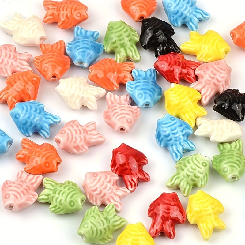 10pcs Ceramic Colorful Cute Small Fish Straight Hole Beads For Jewelry Making Diy Beaded Creative Bracelet Necklace Ear Jewelry Handmade Craft Supplies
10pcs Ceramic Colorful Cute Small Fish Straight Hole Beads For Jewelry Making Diy Beaded Creative Bracelet Necklace Ear Jewelry Handmade Craft Supplies