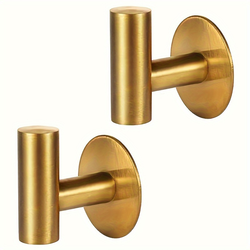 2-pack Stainless Steel Adhesive Towel Hooks - Waterproof, Easy Install For Bathroom & Kitchen
2-pack Stainless Steel Adhesive Towel Hooks - Waterproof, Easy Install For Bathroom & Kitchen
