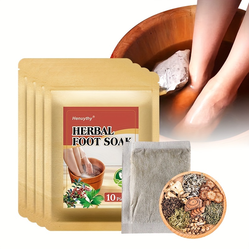 40pcs/4bags Herbal Foot Soak Sachets, Natural Foot Care, Odor Control, Relaxing Home Spa Pedicure With 4-h28 Formula
40pcs/4bags Herbal Foot Soak Sachets, Natural Foot Care, Odor Control, Relaxing Home Spa Pedicure With 4-h28 Formula