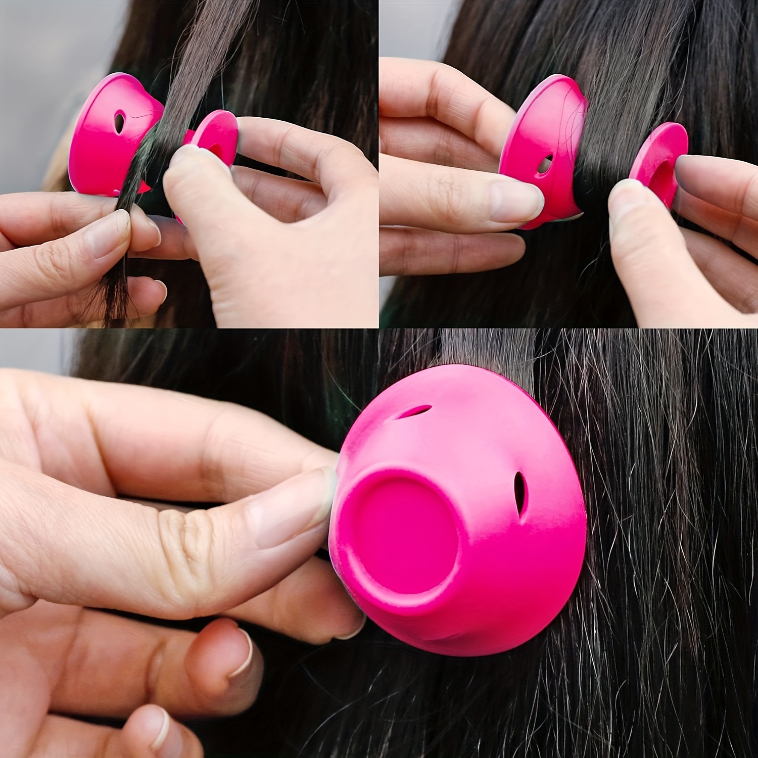 10pcs Set Of No-heat Curlers Suitable For All Hair Types, Manual Mushroom Bell - No-heat Curlers For Styling And
10pcs Set Of No-heat Curlers Suitable For All Hair Types, Manual Mushroom Bell - No-heat Curlers For Styling And
