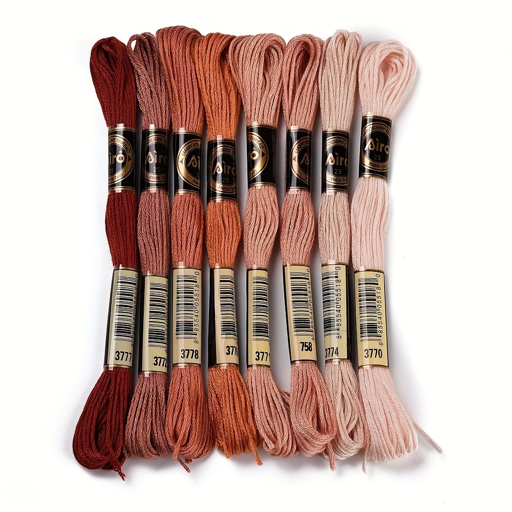 1 Set 8 Skeins 8 Colors 6-ply Polyester Embroidery Floss, , Gradient Color, Peachpuff, 0.5mm, About 8.75 Yards(8m)/, 8 Colors, 1 /color, 8 Skeins/set, For Making, For Embroidery
1 Set 8 Skeins 8 Colors 6-ply Polyester Embroidery Floss, , Gradient Color, Peachpuff, 0.5mm, About 8.75 Yards(8m)/, 8 Colors, 1 /color, 8 Skeins/set, For Making, For Embroidery