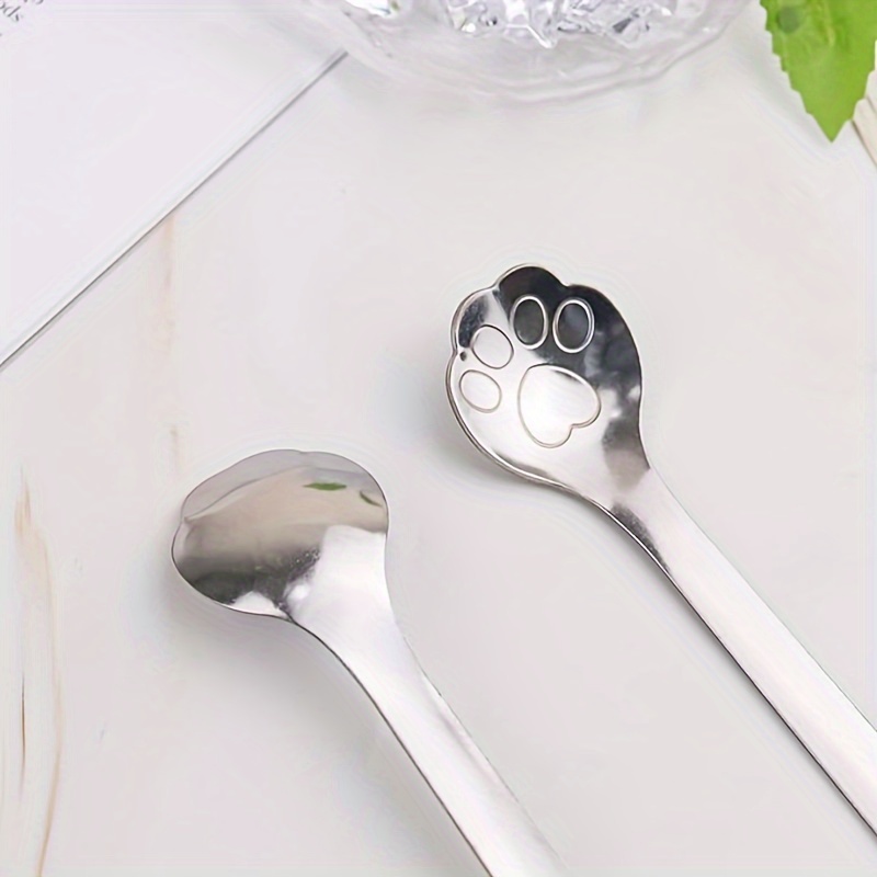 1pc Stainless Steel Cat Paw Stirring Spoon - Creative Dessert, Spoon With For Home, Parties & Weddings
1pc Stainless Steel Cat Paw Stirring Spoon - Creative Dessert, Spoon With For Home, Parties & Weddings