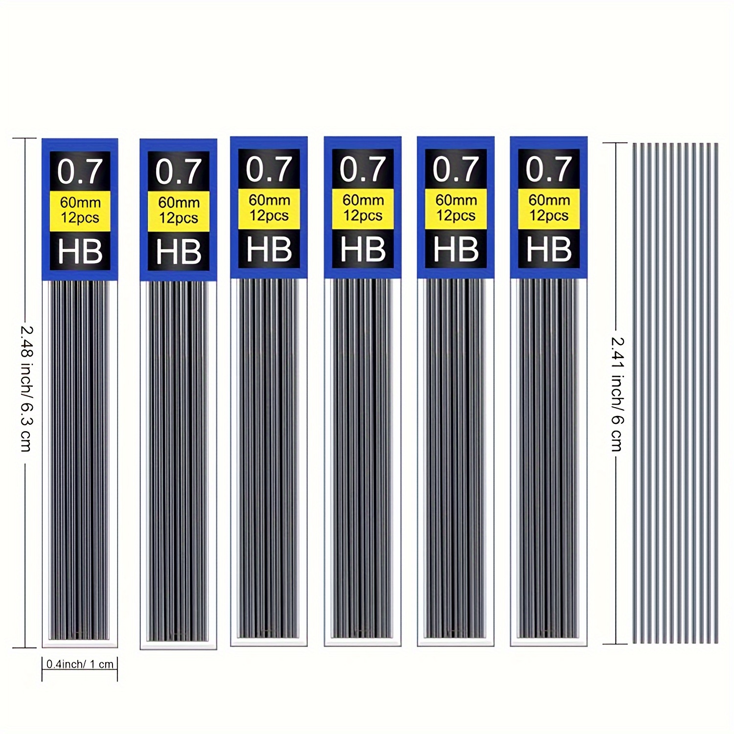 0.5 0.7mm Refill, 72pcs Hb Automatic Pencil Refill, Anti-break Automatic Pencil Refill, 6pcs
0.5 0.7mm Refill, 72pcs Hb Automatic Pencil Refill, Anti-break Automatic Pencil Refill, 6pcs