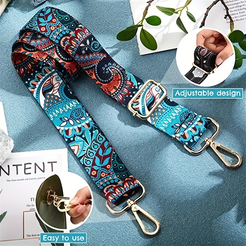 1pc Embroidered Wide Shoulder Strap, Adjustable Replacement Handbag Shoulder Strap, Portable Multi Functional Shoulder Strap
1pc Embroidered Wide Shoulder Strap, Adjustable Replacement Handbag Shoulder Strap, Portable Multi Functional Shoulder Strap