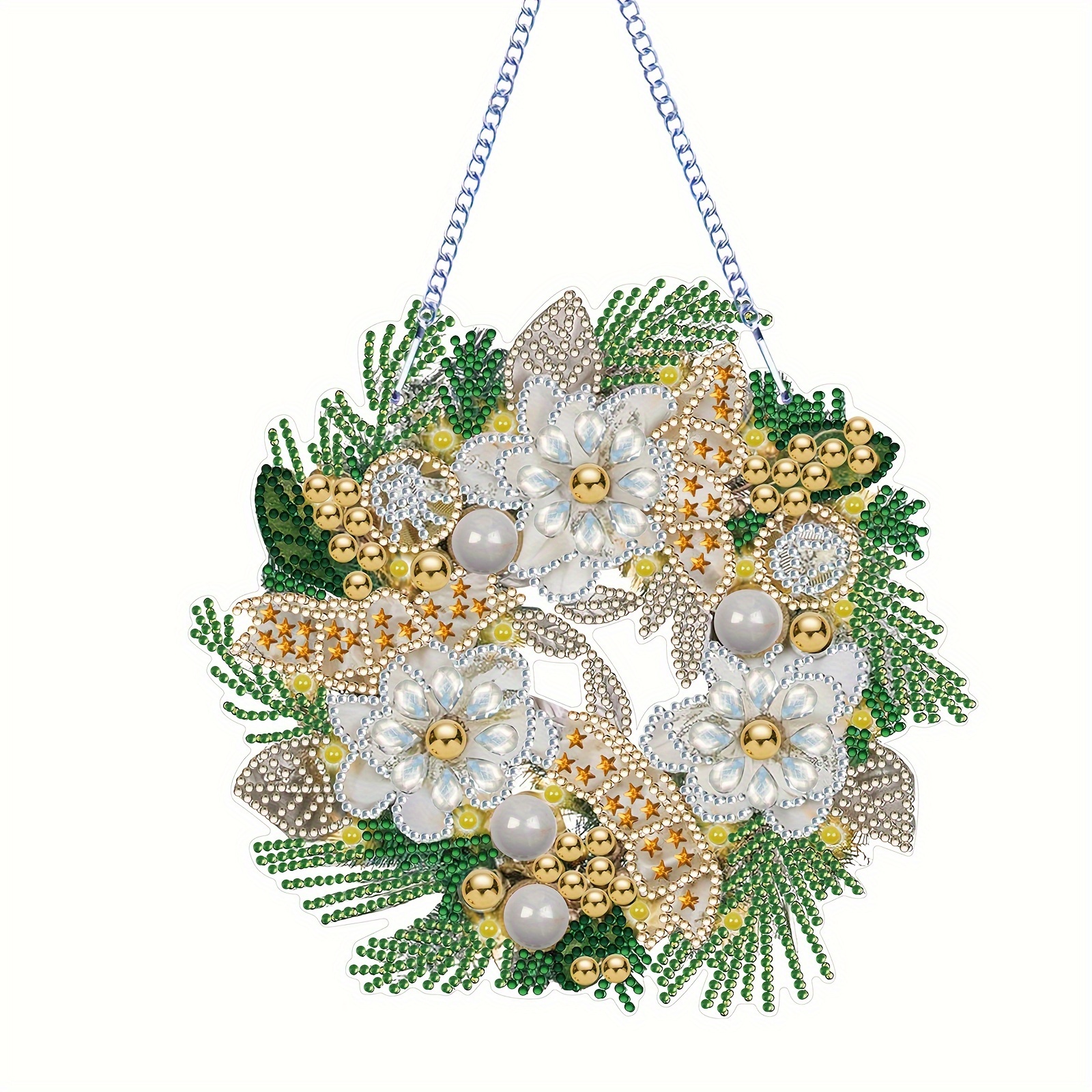 Diy Acrylic Diamond Art Kit - Unique Shaped Christmas Wreath Design | Craft & Decor Gift Set For Living Room, Bedroom, Entryway | Creative Handmade Home Decoration In Colorful Box
Diy Acrylic Diamond Art Kit - Unique Shaped Christmas Wreath Design | Craft & Decor Gift Set For Living Room, Bedroom, Entryway | Creative Handmade Home Decoration In Colorful Box