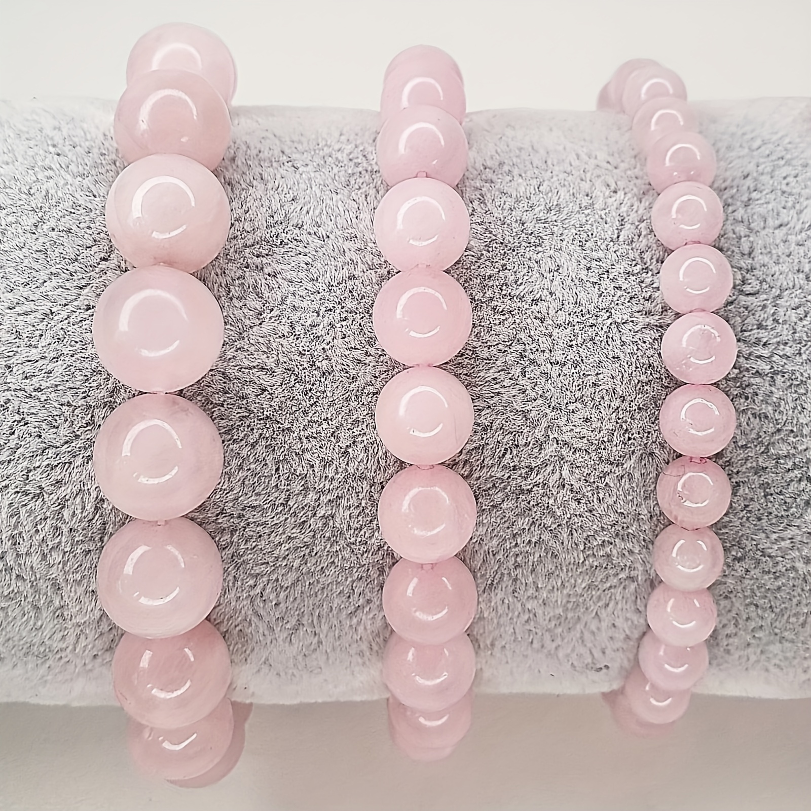 1/3pcs Perles de Quartz Rose Naturel, Bracelet de Perles de Pierre Rondes Lâches - pour Tenue Décontractée et Spéciales
1/3pcs Perles de Quartz Rose Naturel, Bracelet de Perles de Pierre Rondes Lâches - pour Tenue Décontractée et Spéciales