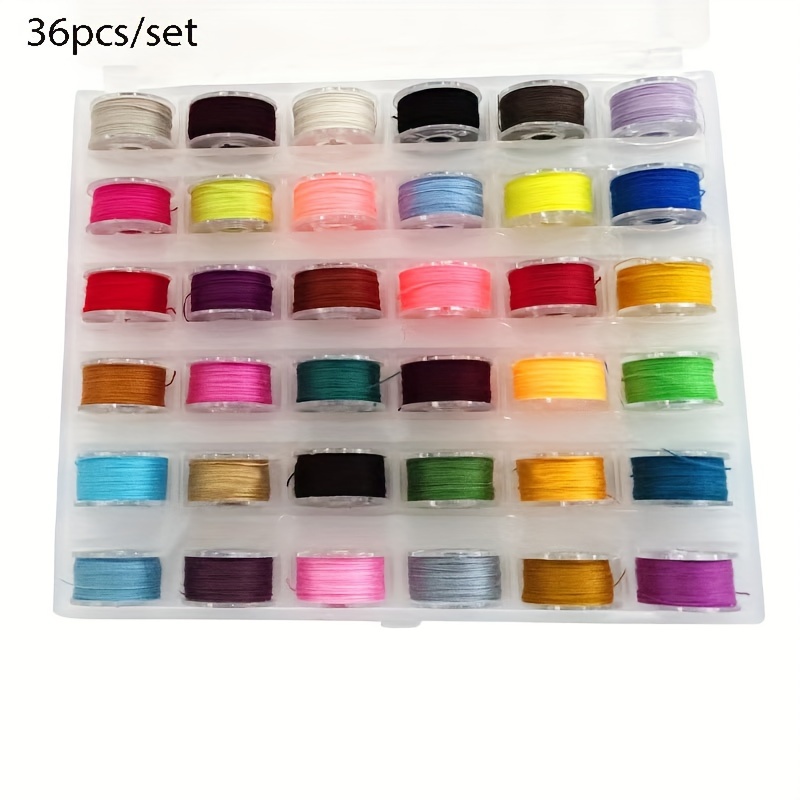 36pcs Premium Cotton Sewing Thread Set With Bobbins - Vibrant Colors For Diy Crafts & Machine Sewing, &
36pcs Premium Cotton Sewing Thread Set With Bobbins - Vibrant Colors For Diy Crafts & Machine Sewing, &