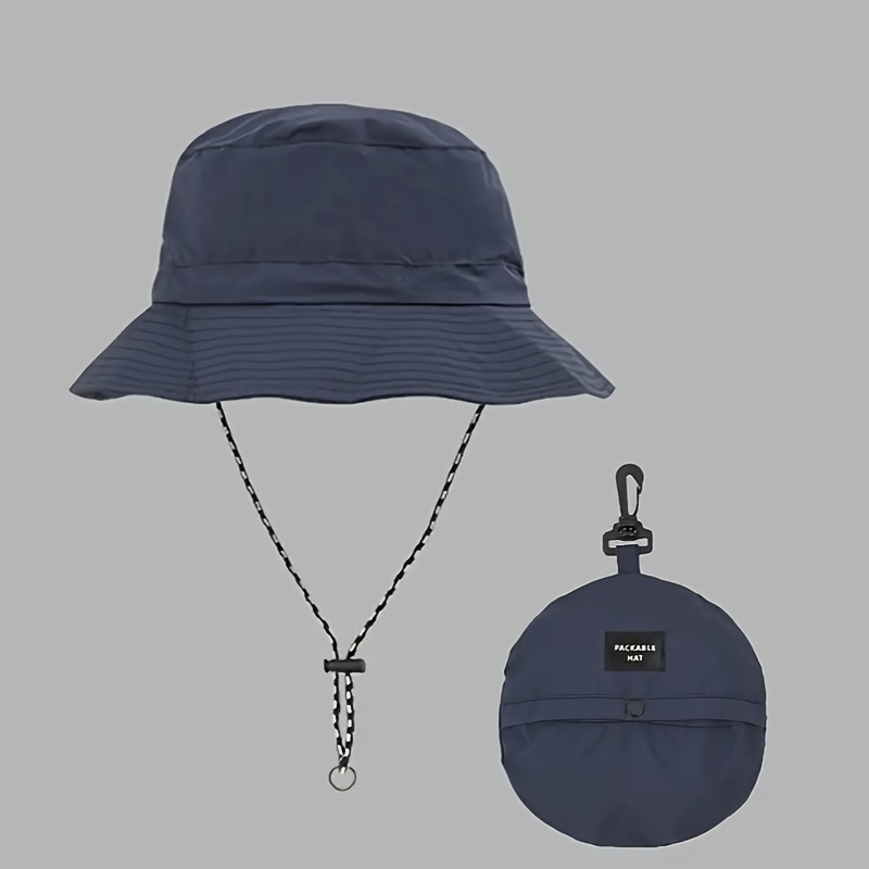 Uv Protection Classic Fresh Fisherman Hat, Portable Folding Style Solid Color Bucket Hat, Breathable, For Summer Fishing Hiking Outdoor Sports Travel
Uv Protection Classic Fresh Fisherman Hat, Portable Folding Style Solid Color Bucket Hat, Breathable, For Summer Fishing Hiking Outdoor Sports Travel