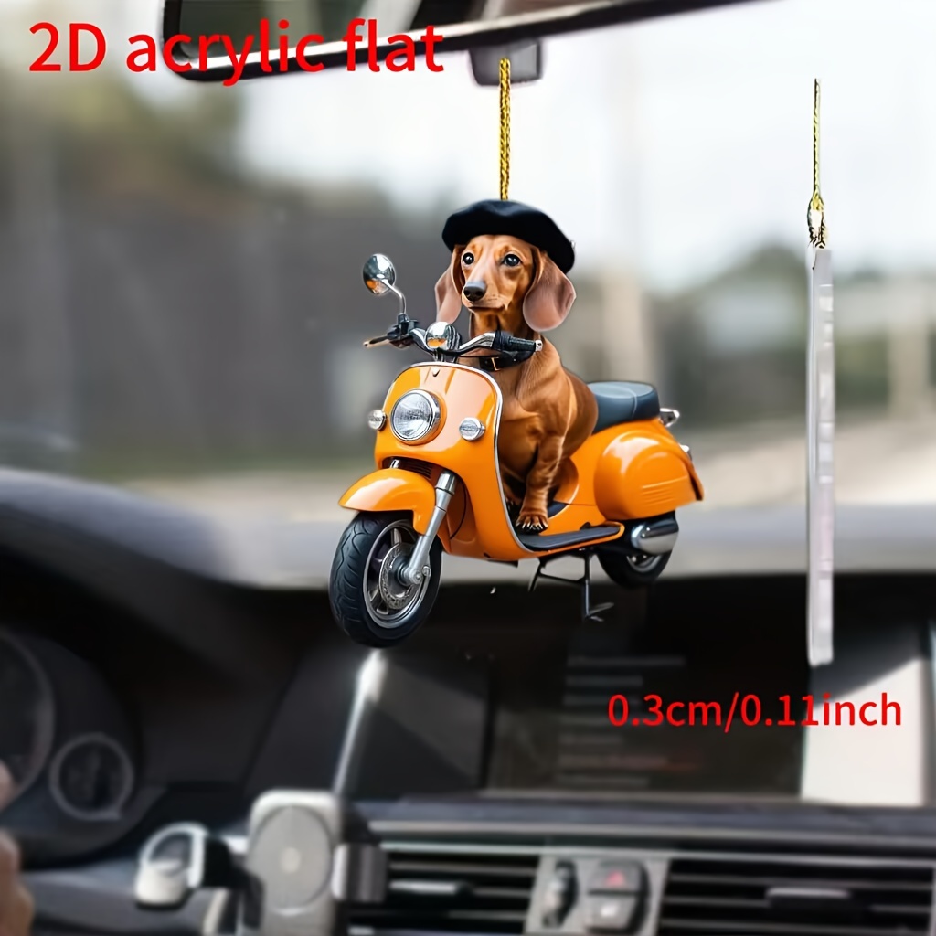 1pc Acrylic Dachshund Dog Motorcycle Rearview Mirror Charm & Keychain - Perfect For Backpacks, Party Decorations & Car Accessories Dog Accessories Dog Car Accessories
1pc Acrylic Dachshund Dog Motorcycle Rearview Mirror Charm & Keychain - Perfect For Backpacks, Party Decorations & Car Accessories Dog Accessories Dog Car Accessories