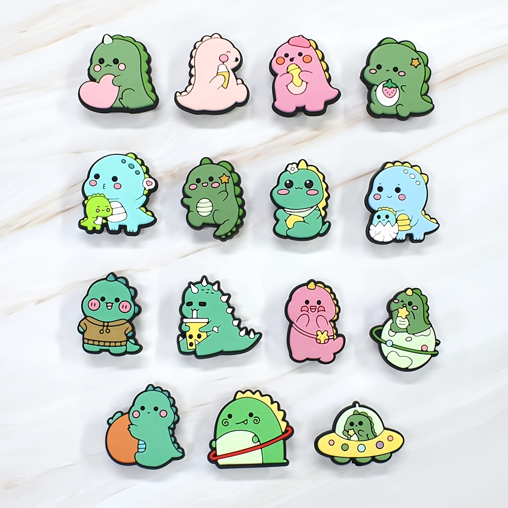 15pcs/set, Plastic, Mini Dragon Series Plastic Shoe Charms, Drinking Ice Cream Strawberry Orange Dragon Pattern Shoe Decoration, Diy Gifts
15pcs/set, Plastic, Mini Dragon Series Plastic Shoe Charms, Drinking Ice Cream Strawberry Orange Dragon Pattern Shoe Decoration, Diy Gifts