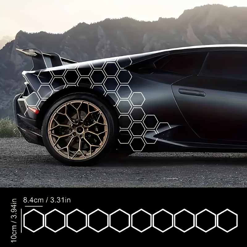 30pièces Autocollants de Corps Hexagonaux, Autocollants de Porte Latérale À Motif , Autocollants En Vinyle Pour Surface Métallique de Modification de DIY
30pièces Autocollants de Corps Hexagonaux, Autocollants de Porte Latérale À Motif , Autocollants En Vinyle Pour Surface Métallique de Modification de DIY