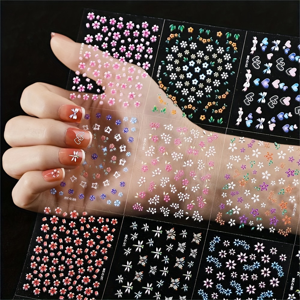 30 Sheet Spring Flower Design Nail Art Stickers, Self Adhesive Nail Art Decals For Nail Art Decoration, Nail Art Supplies For Women And Girls
30 Sheet Spring Flower Design Nail Art Stickers, Self Adhesive Nail Art Decals For Nail Art Decoration, Nail Art Supplies For Women And Girls