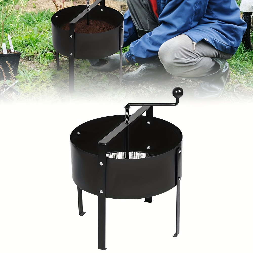 Fivmen Garden Sieve Soil Floor Sieve Hand Crank Sieve Compost Sieve Diameter 40 Cm Metal Sieve For Soil Stones Compost Weeds Sand Black
Fivmen Garden Sieve Soil Floor Sieve Hand Crank Sieve Compost Sieve Diameter 40 Cm Metal Sieve For Soil Stones Compost Weeds Sand Black