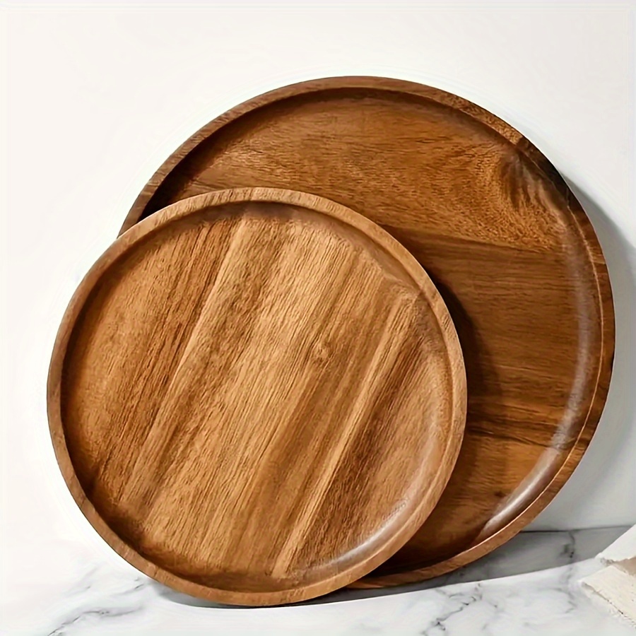 Versatile Wooden Serving Tray - Round, Reusable For Breakfast, Fruit, Coffee & More - Elegant Kitchen Decor
Versatile Wooden Serving Tray - Round, Reusable For Breakfast, Fruit, Coffee & More - Elegant Kitchen Decor