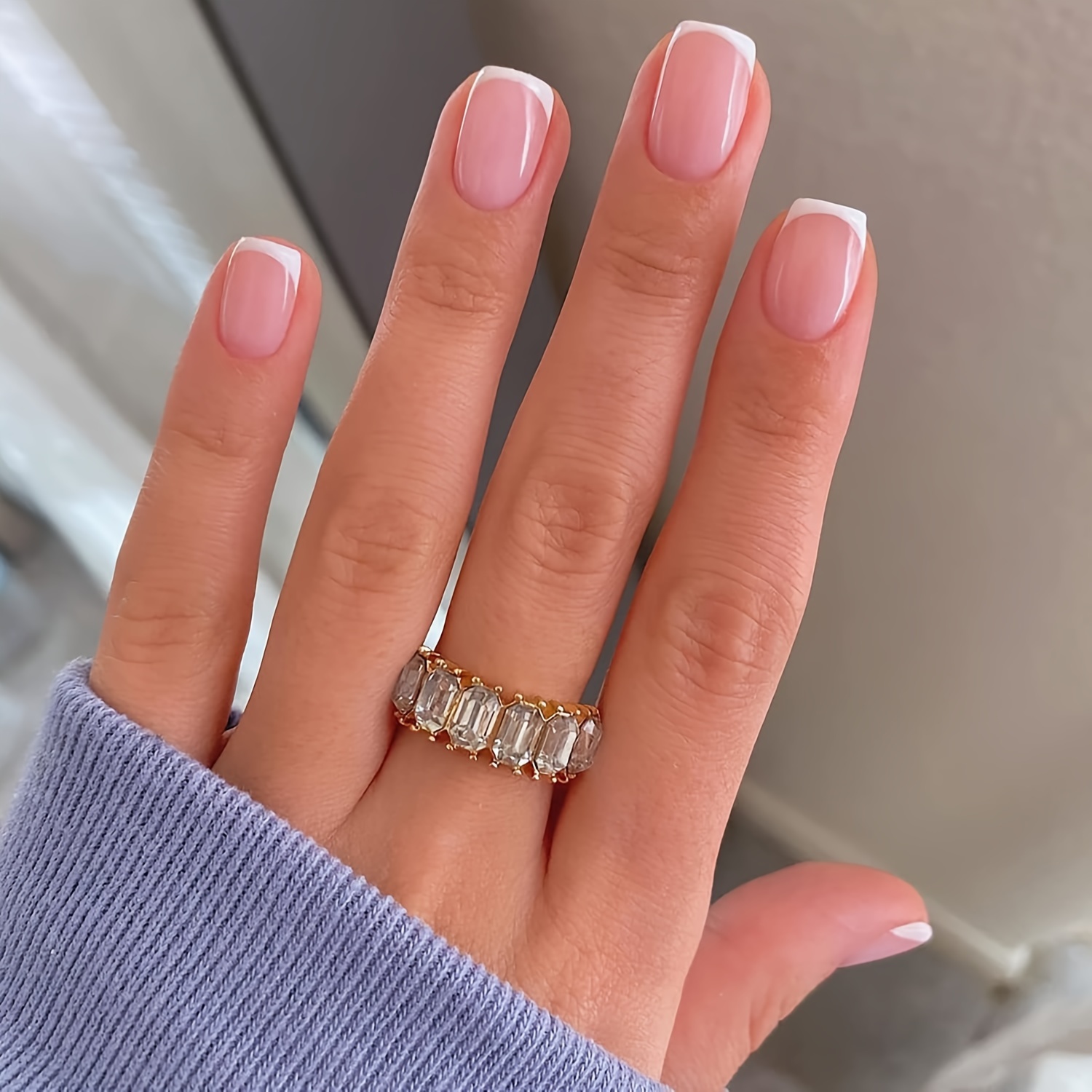 24pcs, Short Square French Style Women's Fake Nails, White Press On Nails, And Minimalist Short Nails, Acrylic Manicure
24pcs, Short Square French Style Women's Fake Nails, White Press On Nails, And Minimalist Short Nails, Acrylic Manicure