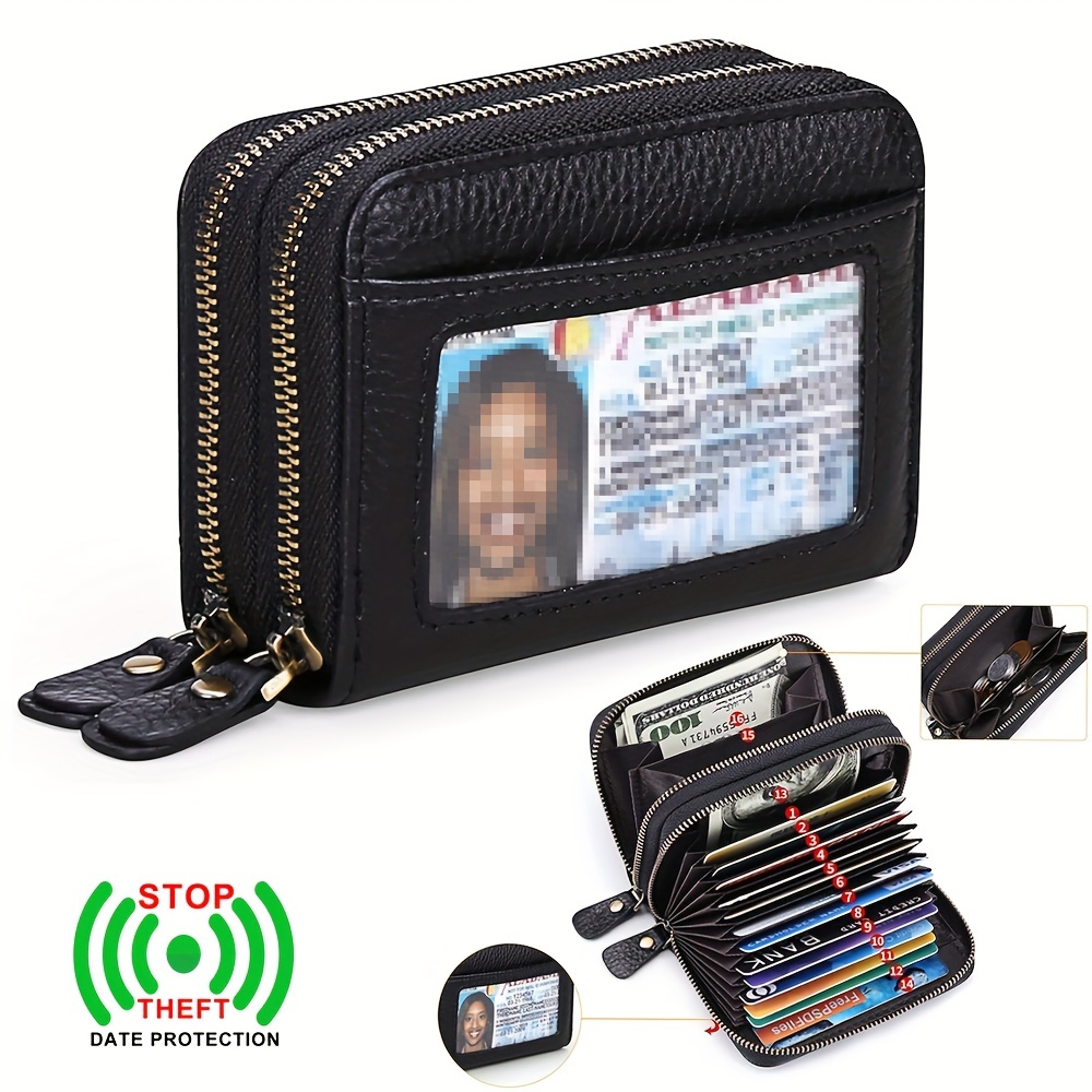 1pc, Women', Rfid Blocking Purse, 12-card Slots, Coin Pockets & Cash Compartments, Elegant Gift
1pc, Women', Rfid Blocking Purse, 12-card Slots, Coin Pockets & Cash Compartments, Elegant Gift