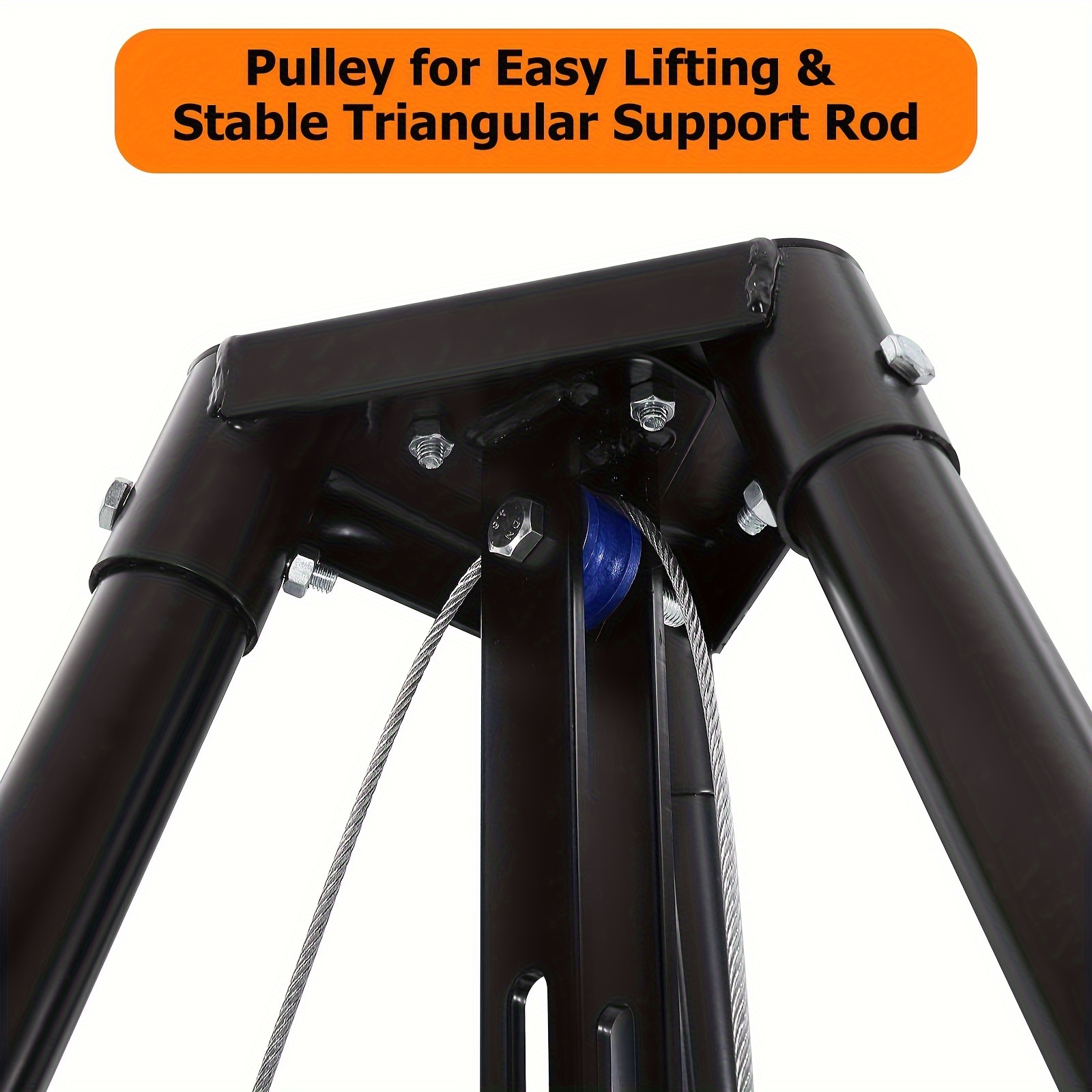 Hoist Tripod, 500 Lbs Load Capacity Deer Hanger For Skinning, Hunting Game Hoists With Lifting Winch And Tool Tray, Adjustable Height And 360 Degrees Swivel
Hoist Tripod, 500 Lbs Load Capacity Deer Hanger For Skinning, Hunting Game Hoists With Lifting Winch And Tool Tray, Adjustable Height And 360 Degrees Swivel
