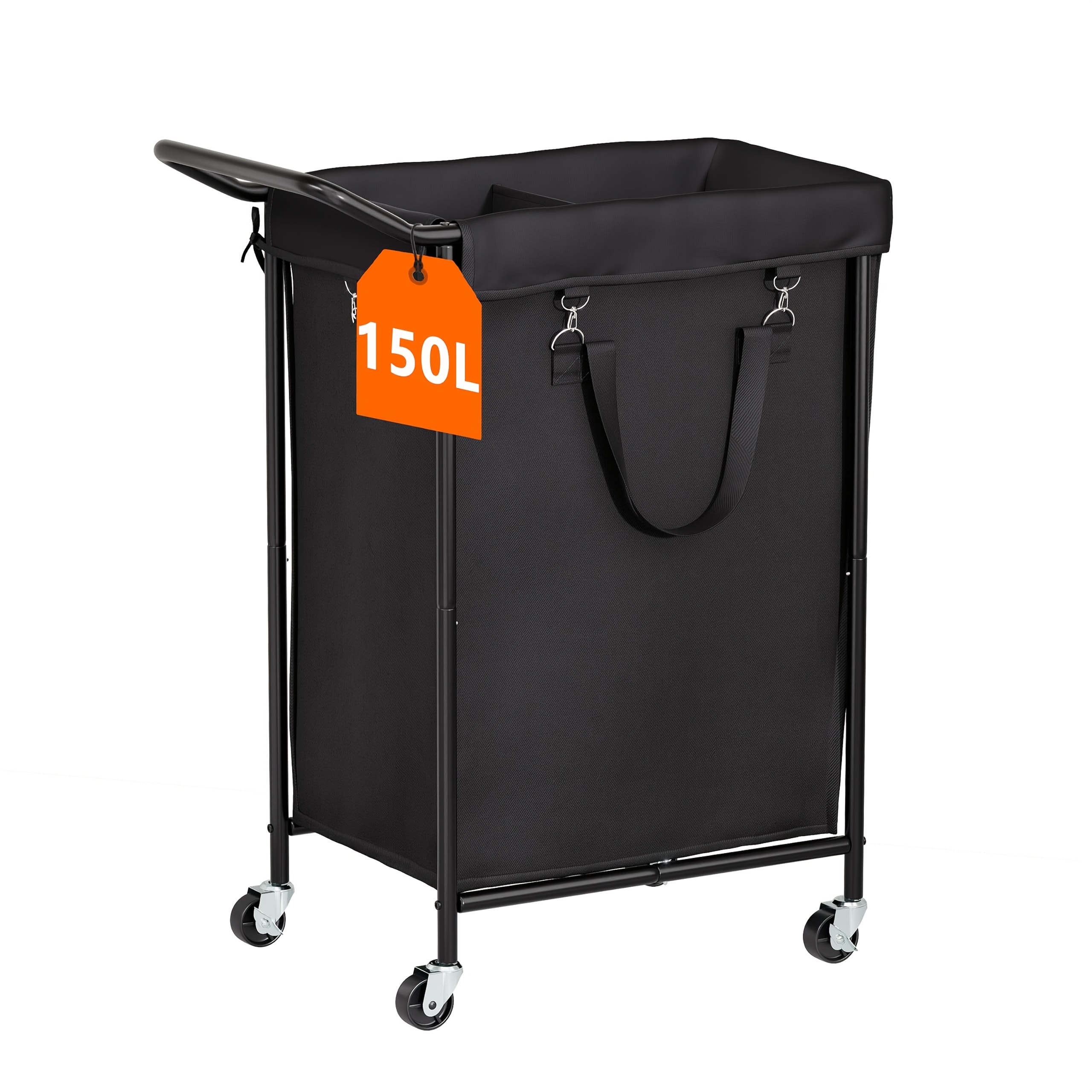 Christmas Gifts 150l Laundry Basket With Wheels, Rolling Laundry Hamper 2 Section, Dirty Clothes Hampers For Bedroom, Organiser Dual Waterproof, Laundry Baskets
Christmas Gifts 150l Laundry Basket With Wheels, Rolling Laundry Hamper 2 Section, Dirty Clothes Hampers For Bedroom, Organiser Dual Waterproof, Laundry Baskets
