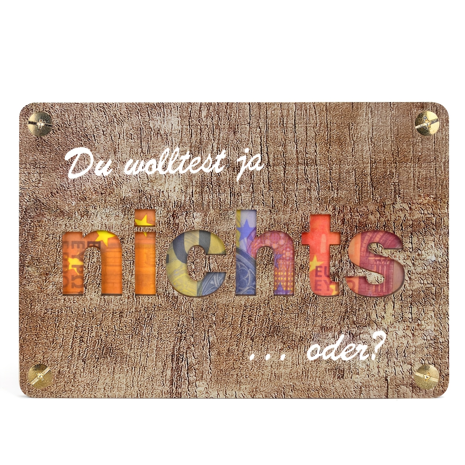 Funny '' Wooden Greeting Card – Unique Money Gift For Birthdays, Weddings, – Laser-cut Design With – , Wooden Desktop Decoration, Birthday Card
Funny '' Wooden Greeting Card – Unique Money Gift For Birthdays, Weddings, – Laser-cut Design With – , Wooden Desktop Decoration, Birthday Card